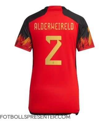Belgien Toby Alderweireld #2 Hemma Matchtröja Dam VM 2022 Kortärmad